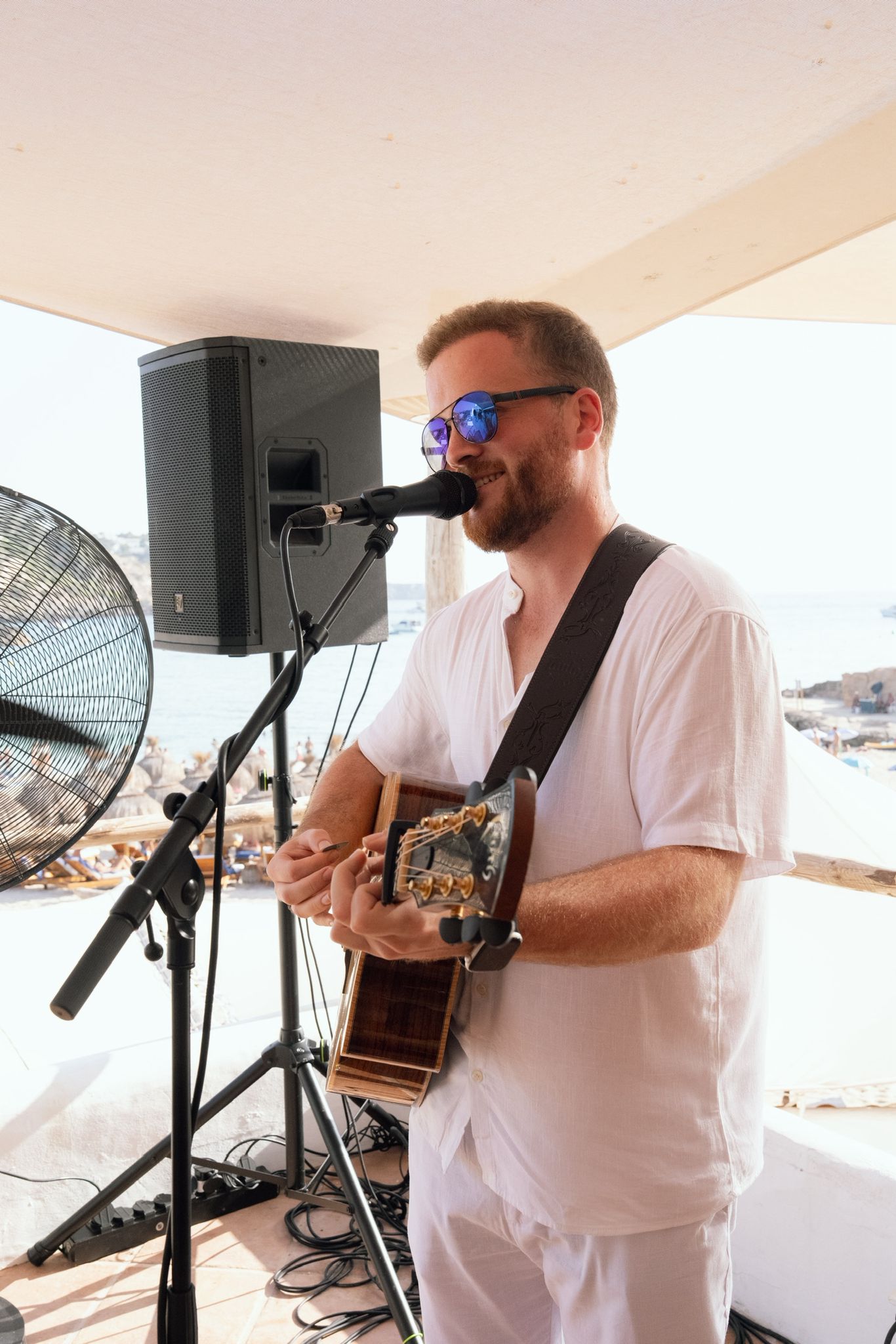 Rory Mac performing at an event in Dubai