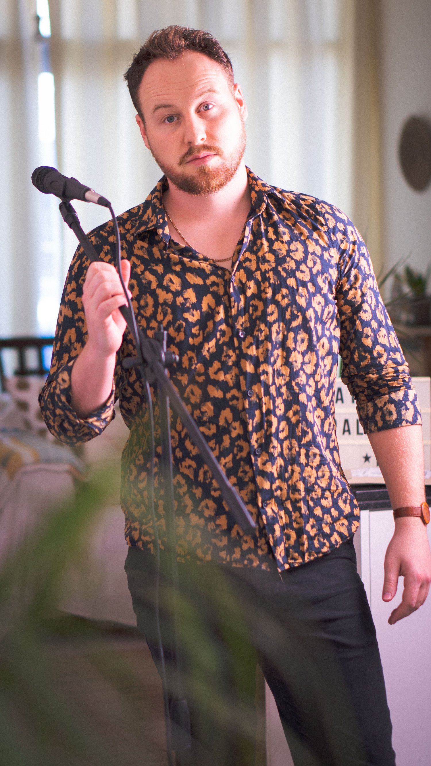 Matt MacGregor on stage