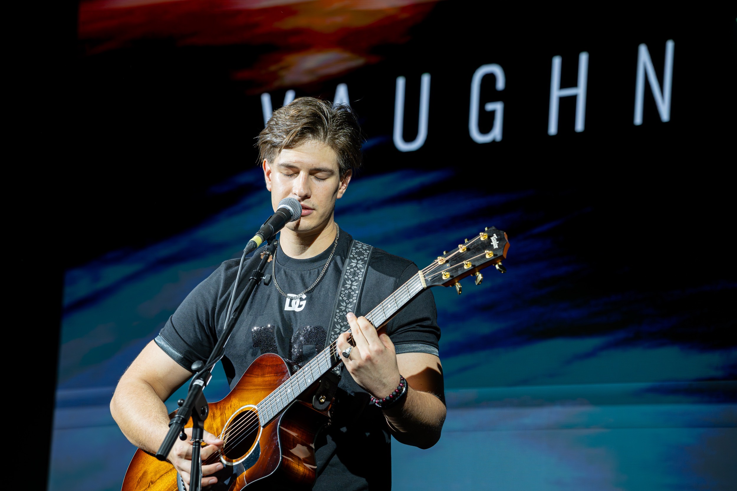 Vaughn Prangley on stage